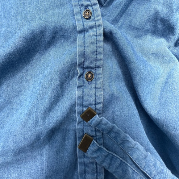 ANN TAYLOR | LOFT denim romper - Picture 6 of 6